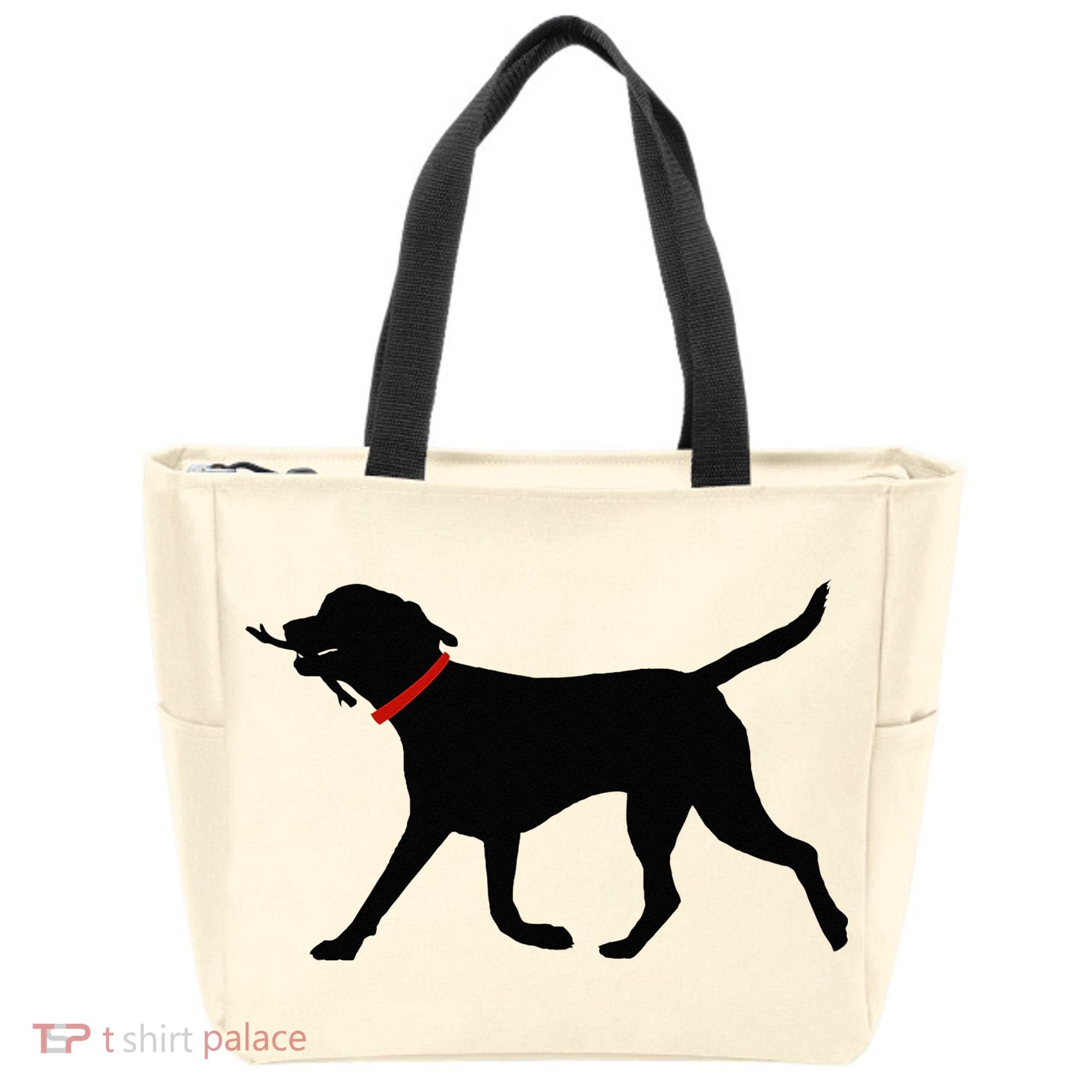 Labrador Retriever Play Fetch Black Lab Tote Bag