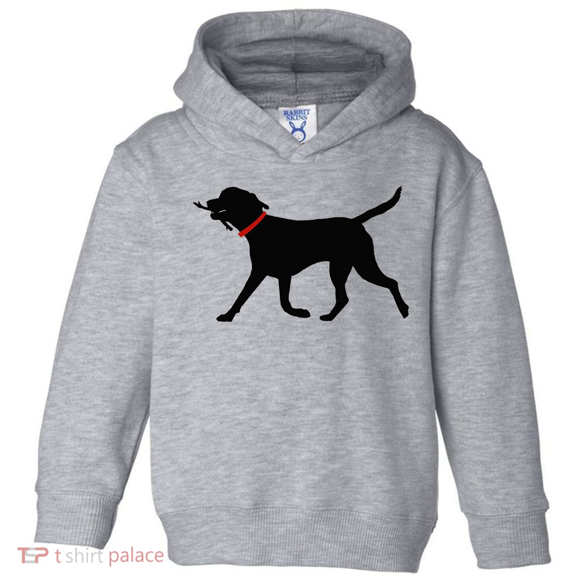 Labrador Retriever Play Fetch Black Lab Toddler Hoodie