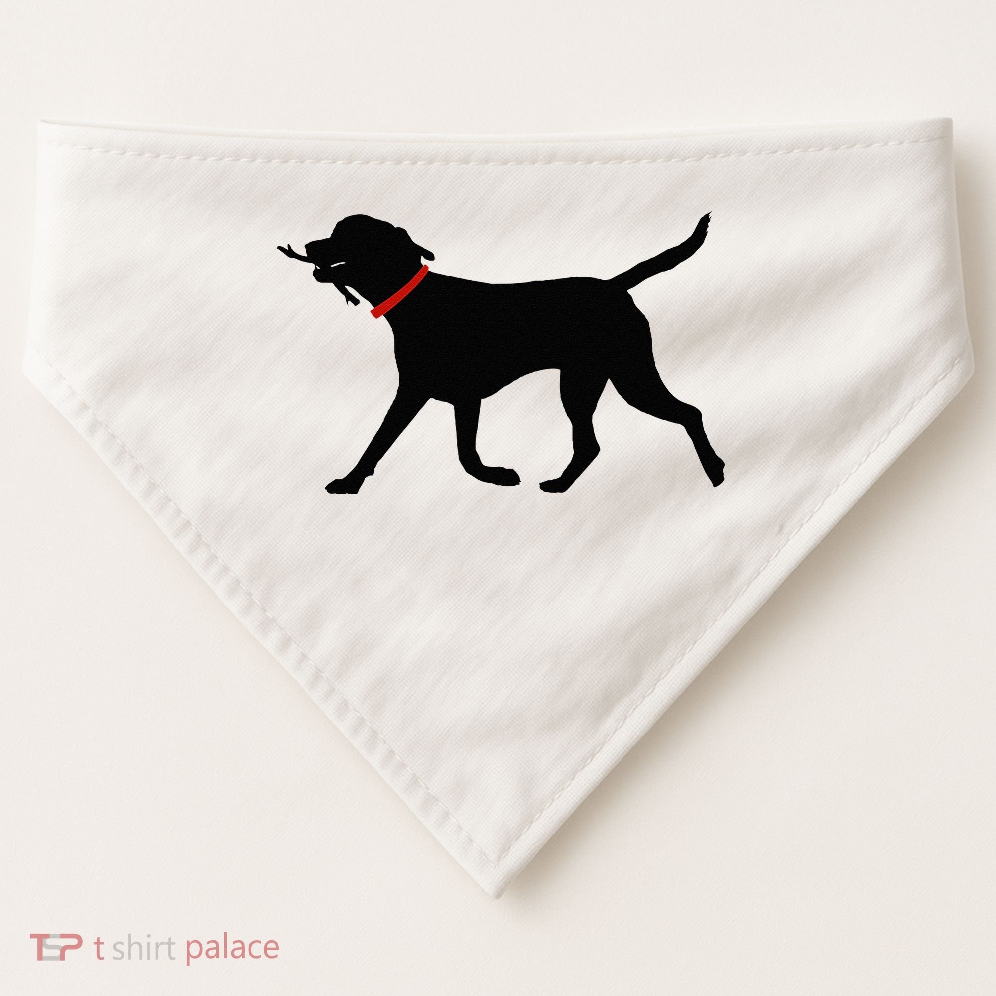 Labrador Retriever Play Fetch Black Lab USA-Made Doggie Bandana
