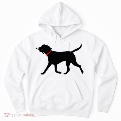 Labrador Retriever Play Fetch Black Lab Hoodie