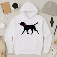 Labrador Retriever Play Fetch Black Lab Hoodie thumb 3