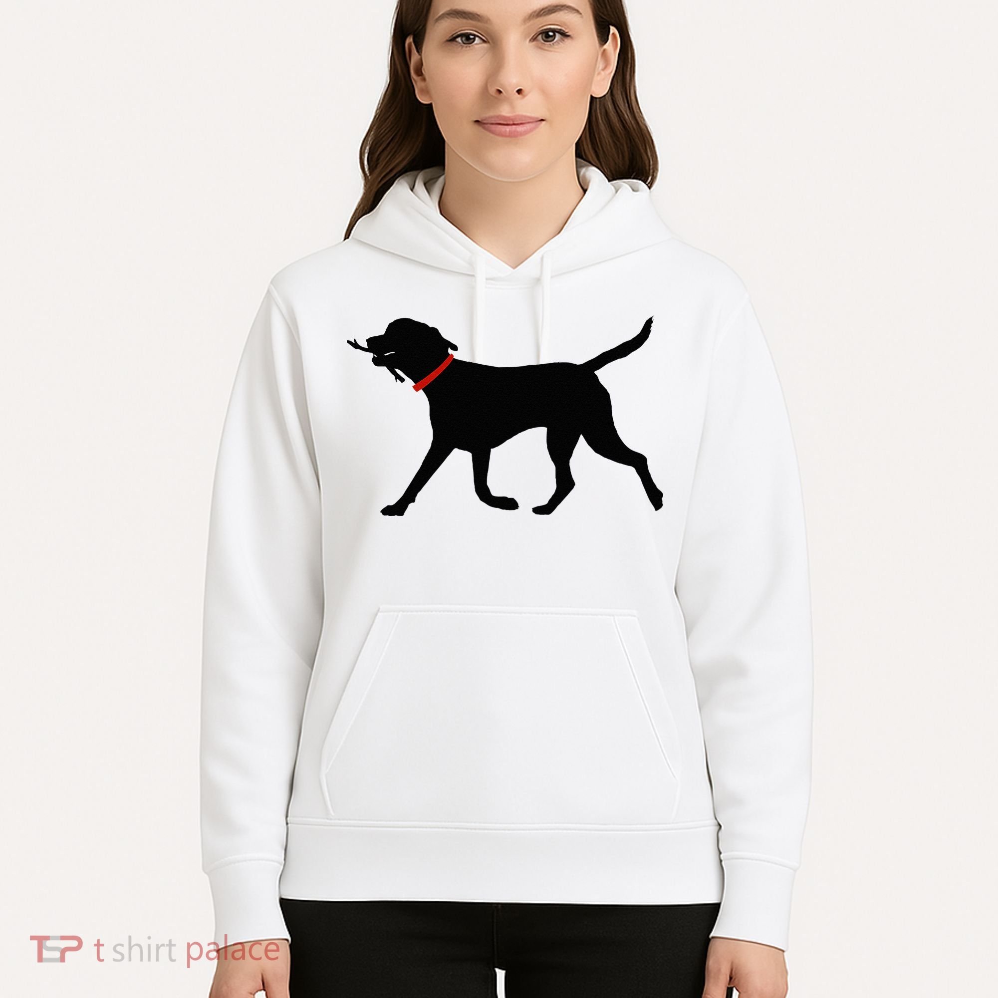 Labrador Retriever Play Fetch Black Lab Hoodie