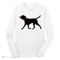 Labrador Retriever Play Fetch Black Lab Long Sleeve Shirt thumb 0