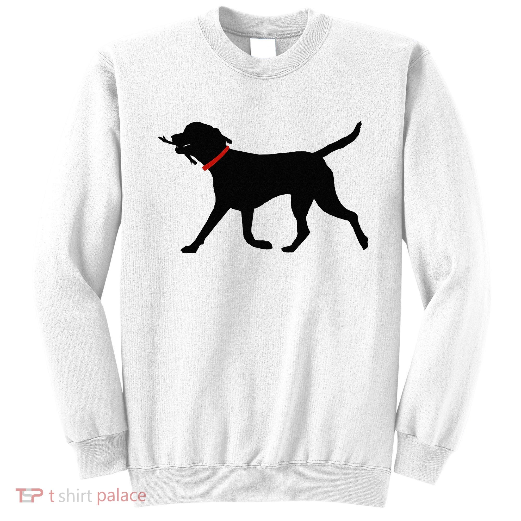 Labrador Retriever Play Fetch Black Lab Sweatshirt