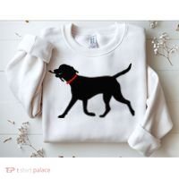 Labrador Retriever Play Fetch Black Lab Sweatshirt thumb 2