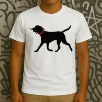 Labrador Retriever Play Fetch Black Lab T-Shirt thumb 3