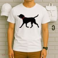 Labrador Retriever Play Fetch Black Lab T-Shirt thumb 6