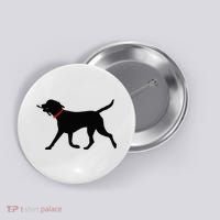Labrador Retriever Play Fetch Black Lab Button thumb 0