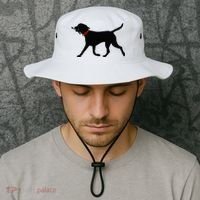 Labrador Retriever Play Fetch Black Lab Bucket Hat thumb 2