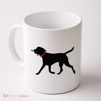 Labrador Retriever Play Fetch Black Lab Coffee Mug
