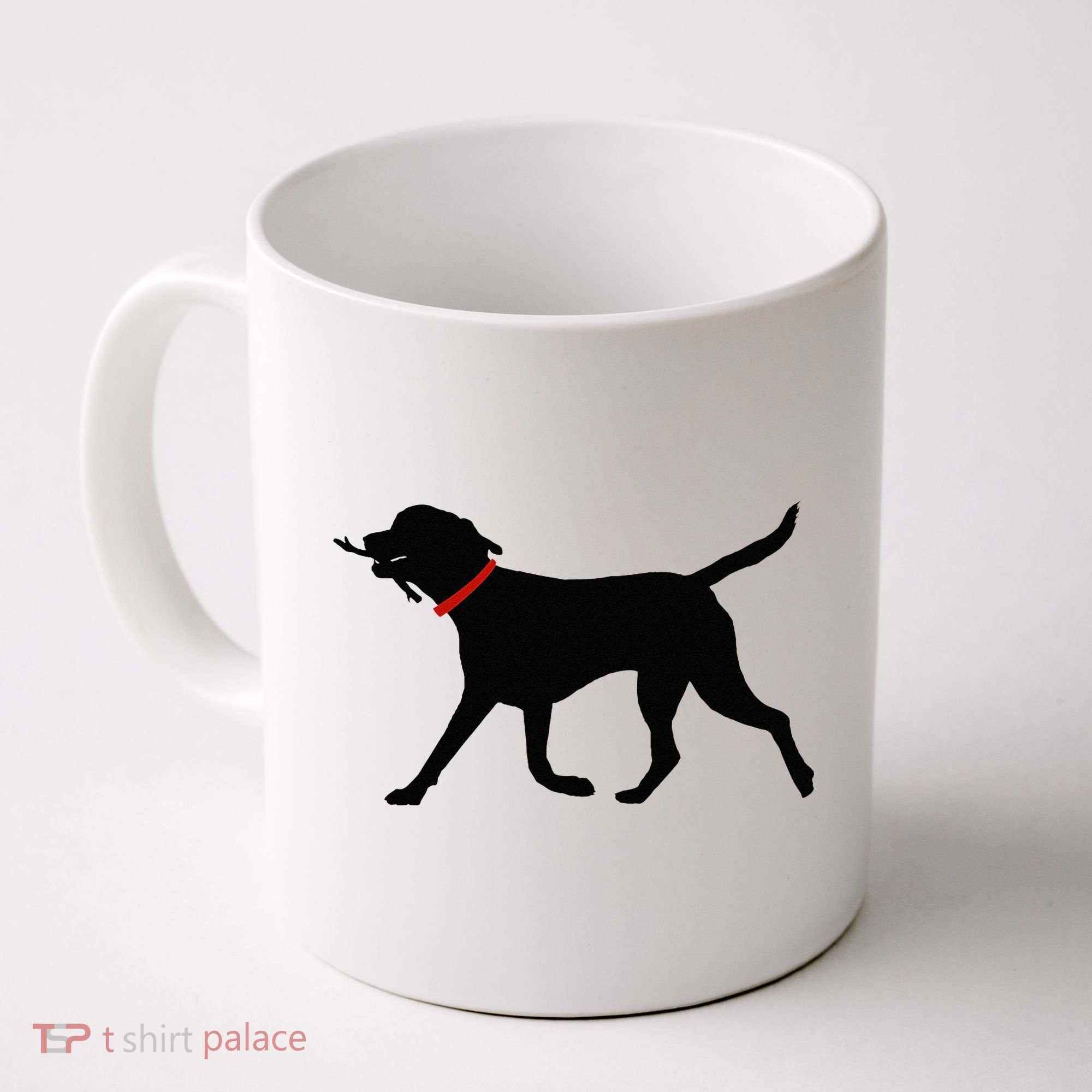 Labrador Retriever Play Fetch Black Lab Coffee Mug