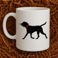 Labrador Retriever Play Fetch Black Lab Coffee Mug thumb 2