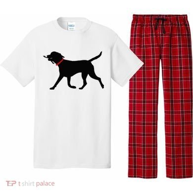 Labrador Retriever Play Fetch Black Lab Pajama Set