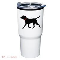Labrador Retriever Play Fetch Black Lab Tumbler thumb 0
