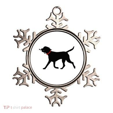Labrador Retriever Play Fetch Black Lab Ornament