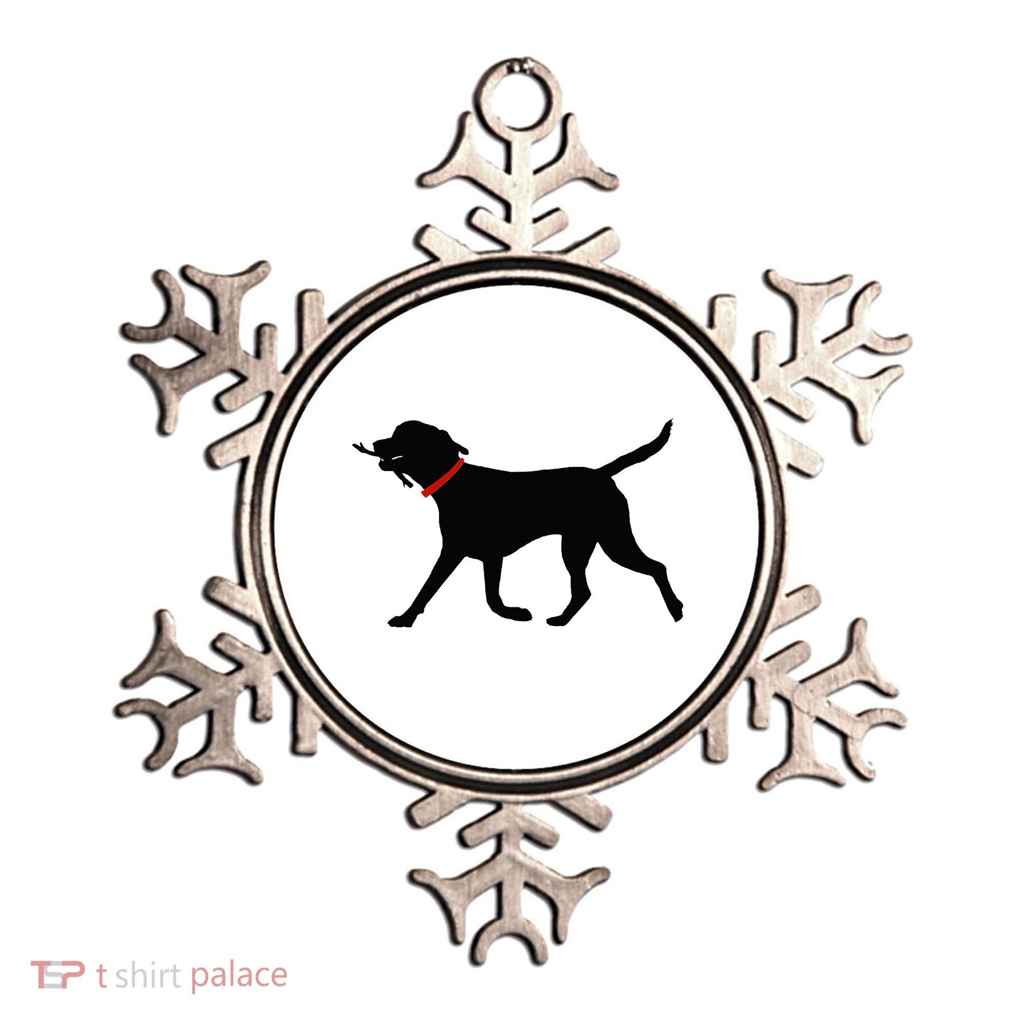 Labrador Retriever Play Fetch Black Lab Ornament