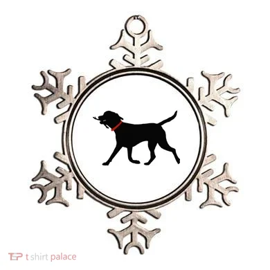 Labrador Retriever Play Fetch Black Lab Ornament