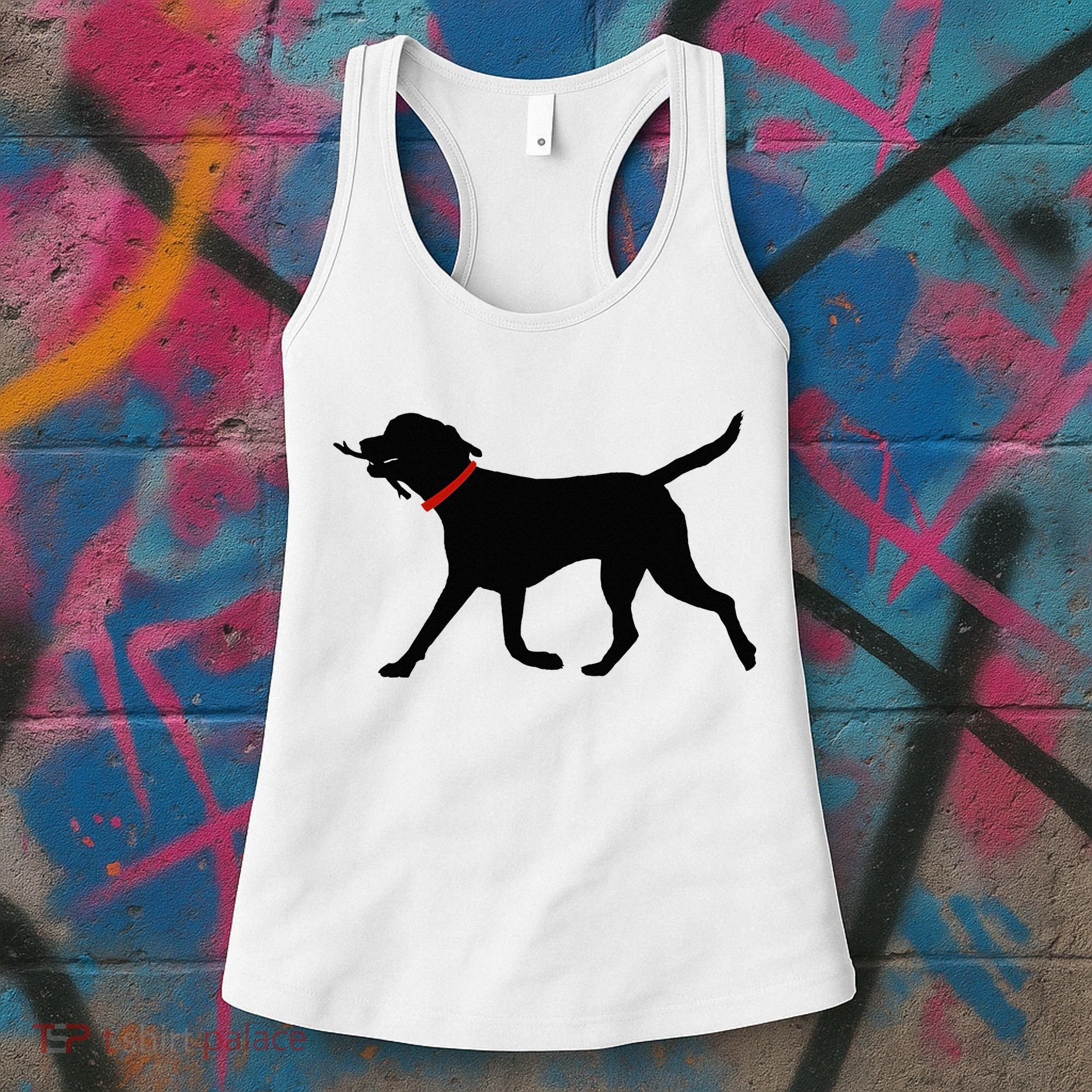 Labrador Retriever Play Fetch Black Lab Women's Tank Top