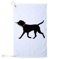 Labrador Retriever Play Fetch Black Lab Golf Towel thumb 0