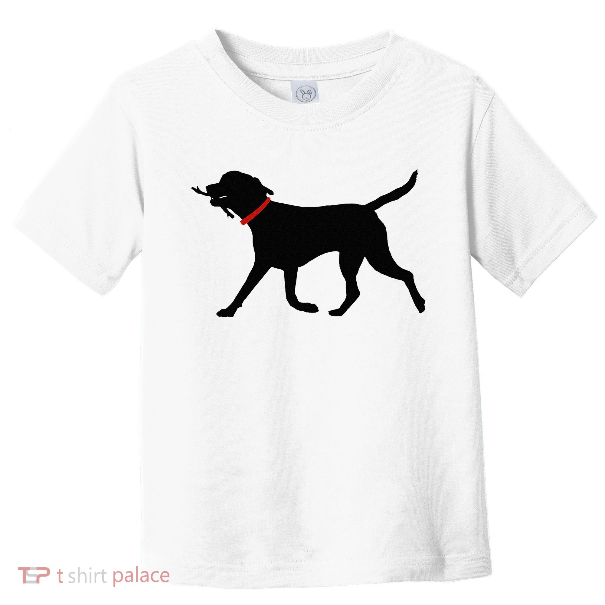 Labrador Retriever Play Fetch Black Lab Toddler T-Shirt