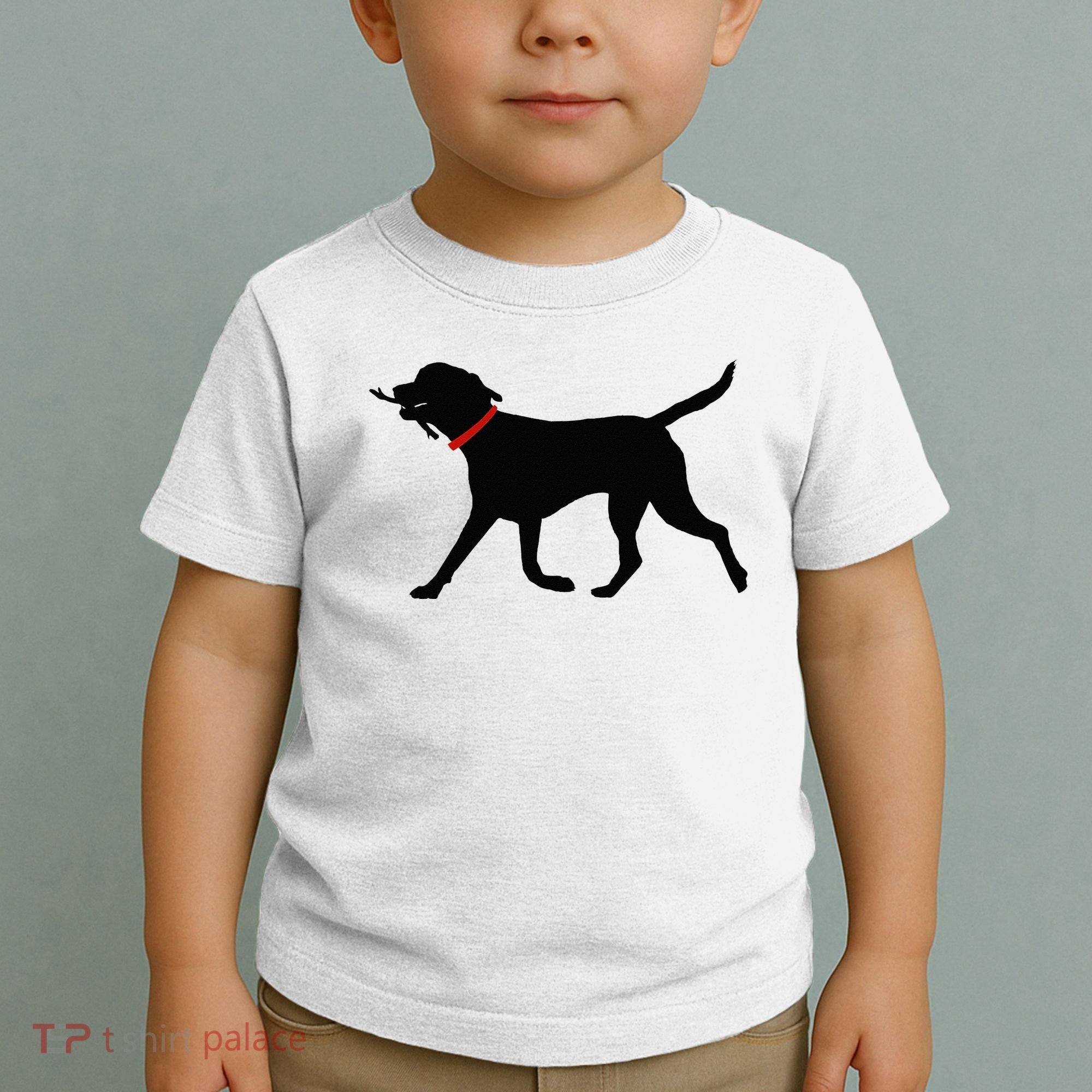 Labrador Retriever Play Fetch Black Lab Toddler T-Shirt