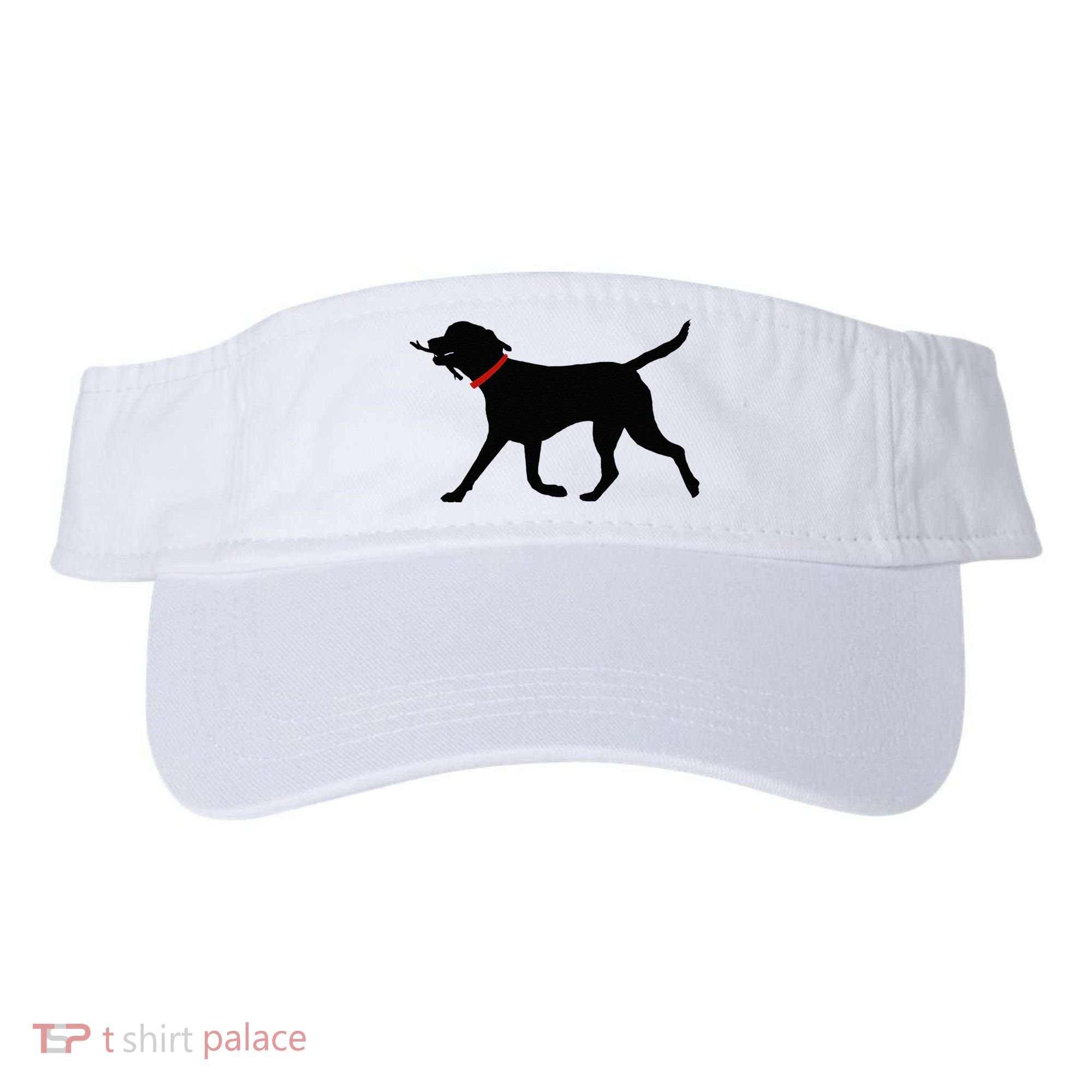Labrador Retriever Play Fetch Black Lab Visor