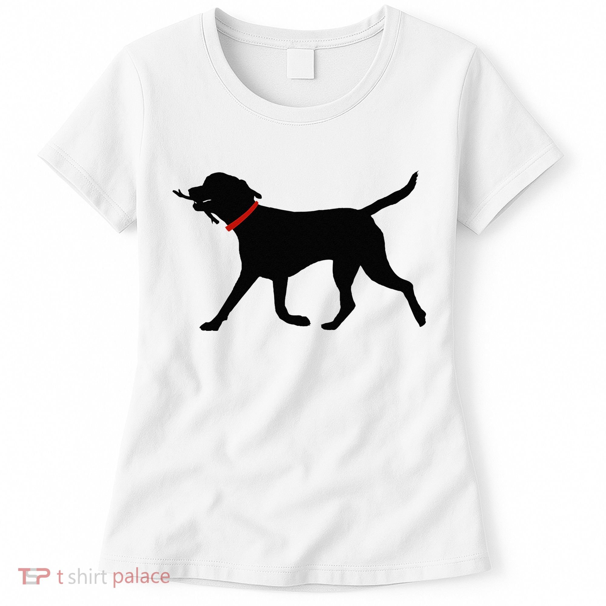 Labrador Retriever Play Fetch Black Lab Women's T-Shirt