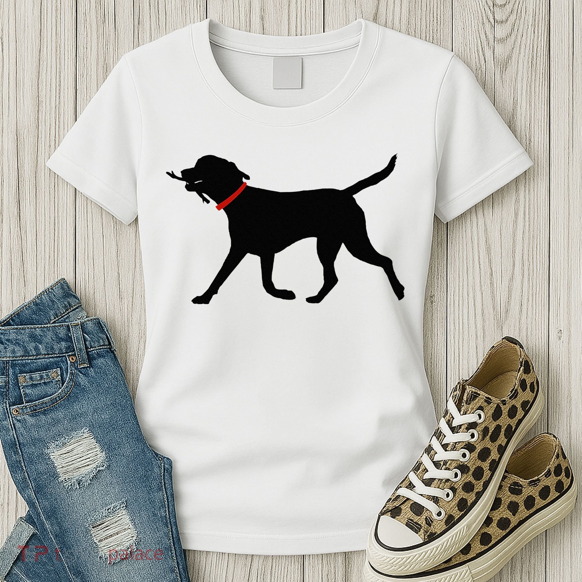 Labrador Retriever Play Fetch Black Lab Women's T-Shirt