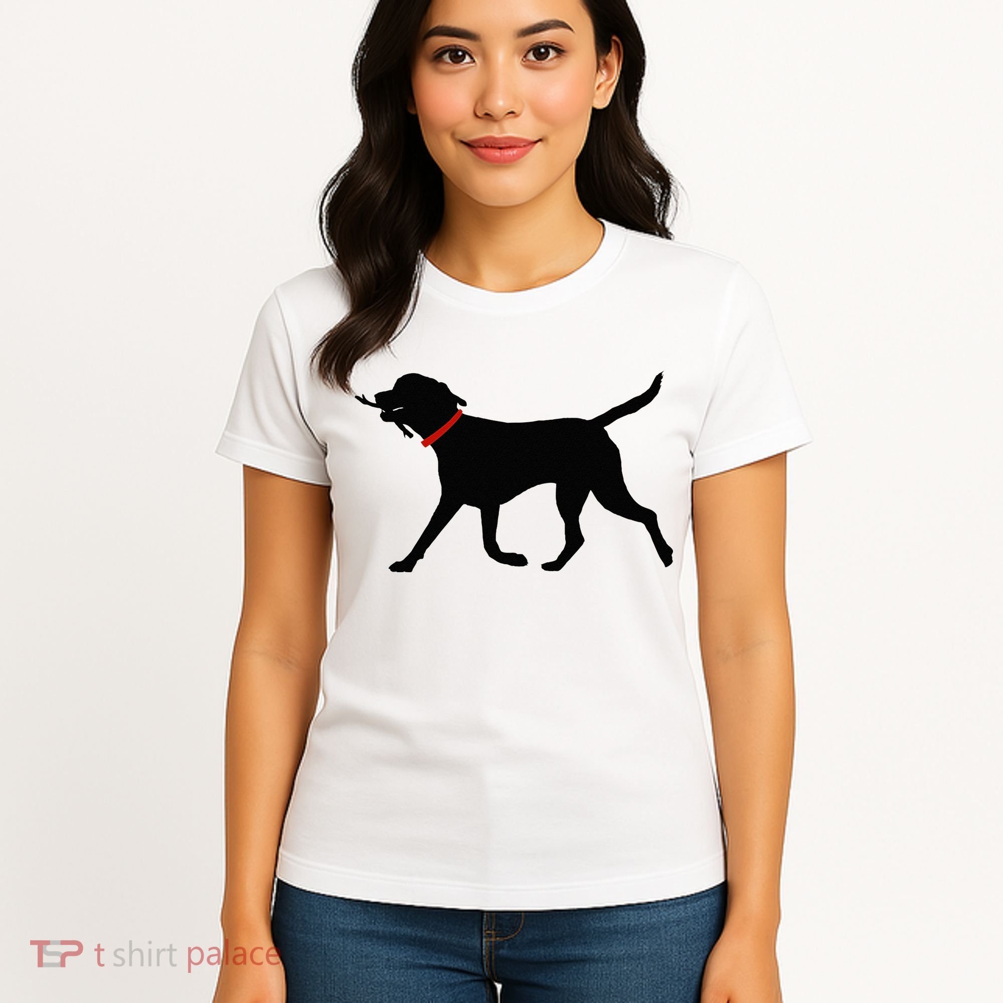 Labrador Retriever Play Fetch Black Lab Women's T-Shirt