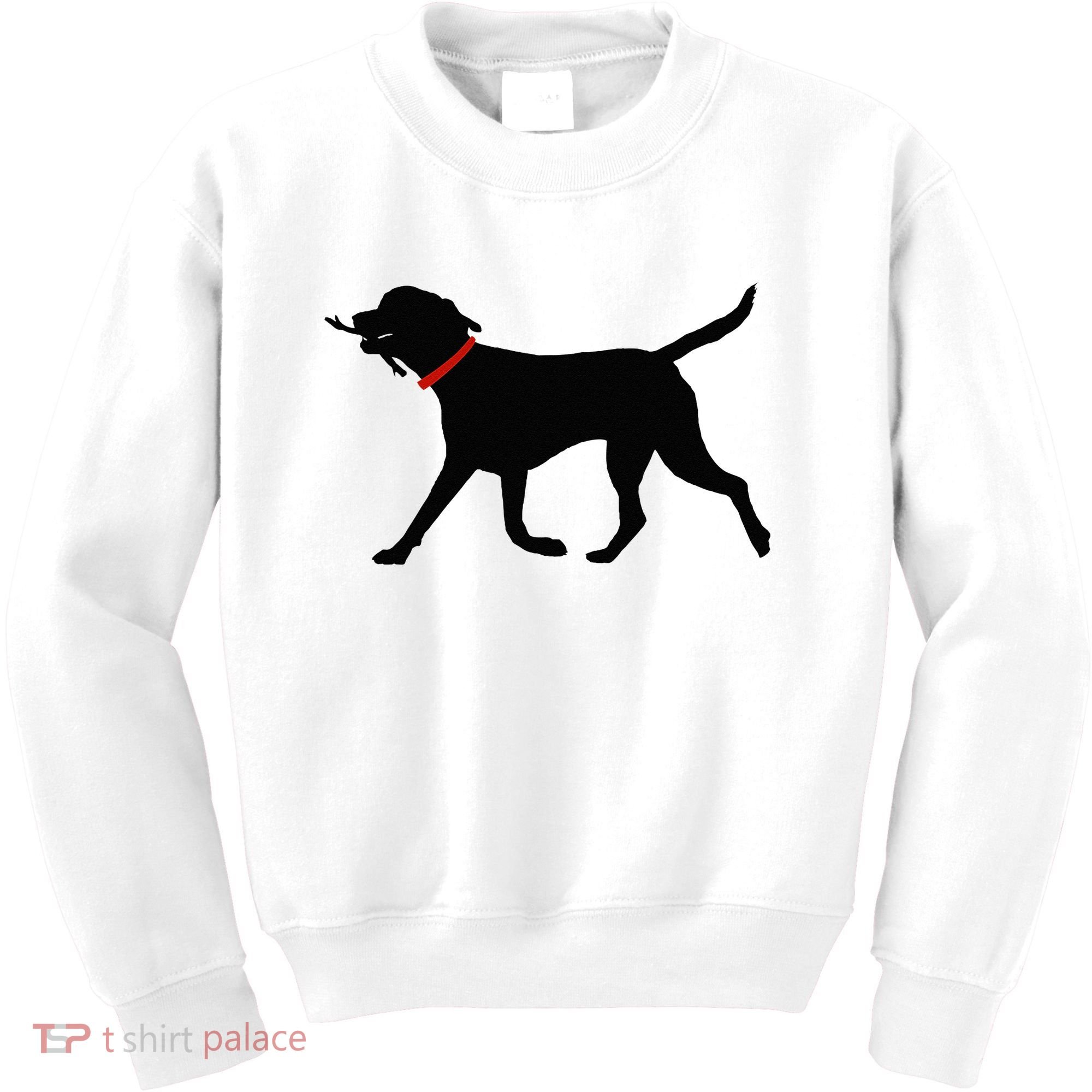 Labrador Retriever Play Fetch Black Lab Kids Sweatshirt