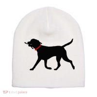 Labrador Retriever Play Fetch Black Lab Short Acrylic Beanie thumb 0