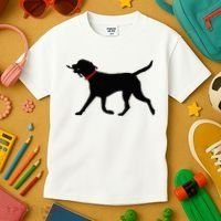 Labrador Retriever Play Fetch Black Lab Kids T-Shirt thumb 3