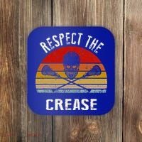 Lacrosse Retro Respect The Crease Coaster thumb 0