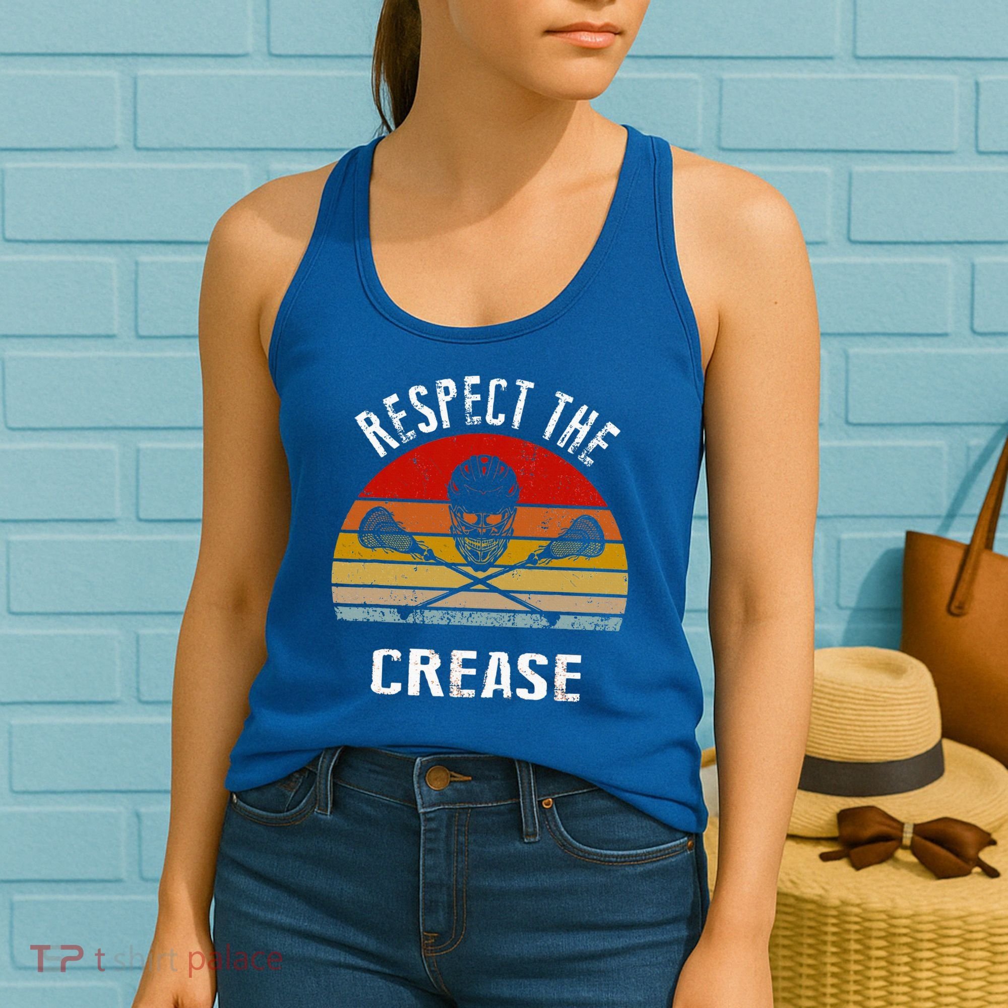 Lacrosse Retro Respect The Crease Women's Tank Top