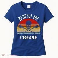Lacrosse Retro Respect The Crease Women's T-Shirt thumb 0