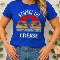 Lacrosse Retro Respect The Crease Women's T-Shirt thumb 2