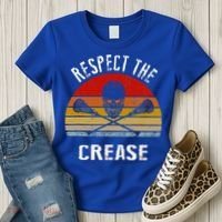 Lacrosse Retro Respect The Crease Women's T-Shirt thumb 3