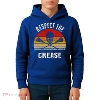 Lacrosse Retro Respect The Crease Kids Hoodie thumb 4