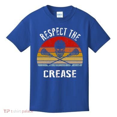 Lacrosse Retro Respect The Crease Kids T-Shirt