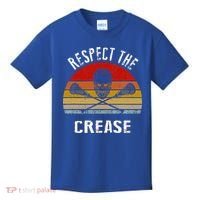 Lacrosse Retro Respect The Crease Kids T-Shirt thumb 0