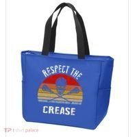 Lacrosse Retro Respect The Crease Tote Bag thumb 3
