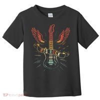 Lets Rock Rock n Roll Guitar Retro lovers Toddler T-Shirt thumb 0