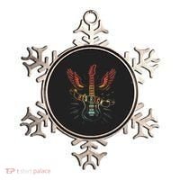 Lets Rock Rock N Roll Guitar Retro Lovers Ornament thumb 0