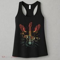 Lets Rock Rock N Roll Guitar Retro Lovers Women's Tank Top thumb 3