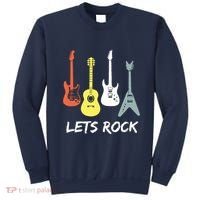 Lets Rock Rock N Roll Guitar Retro Gift Men Women Sweatshirt thumb 0