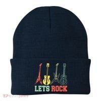 Lets Rock Rock N Roll Guitar Retro Beanie thumb 0