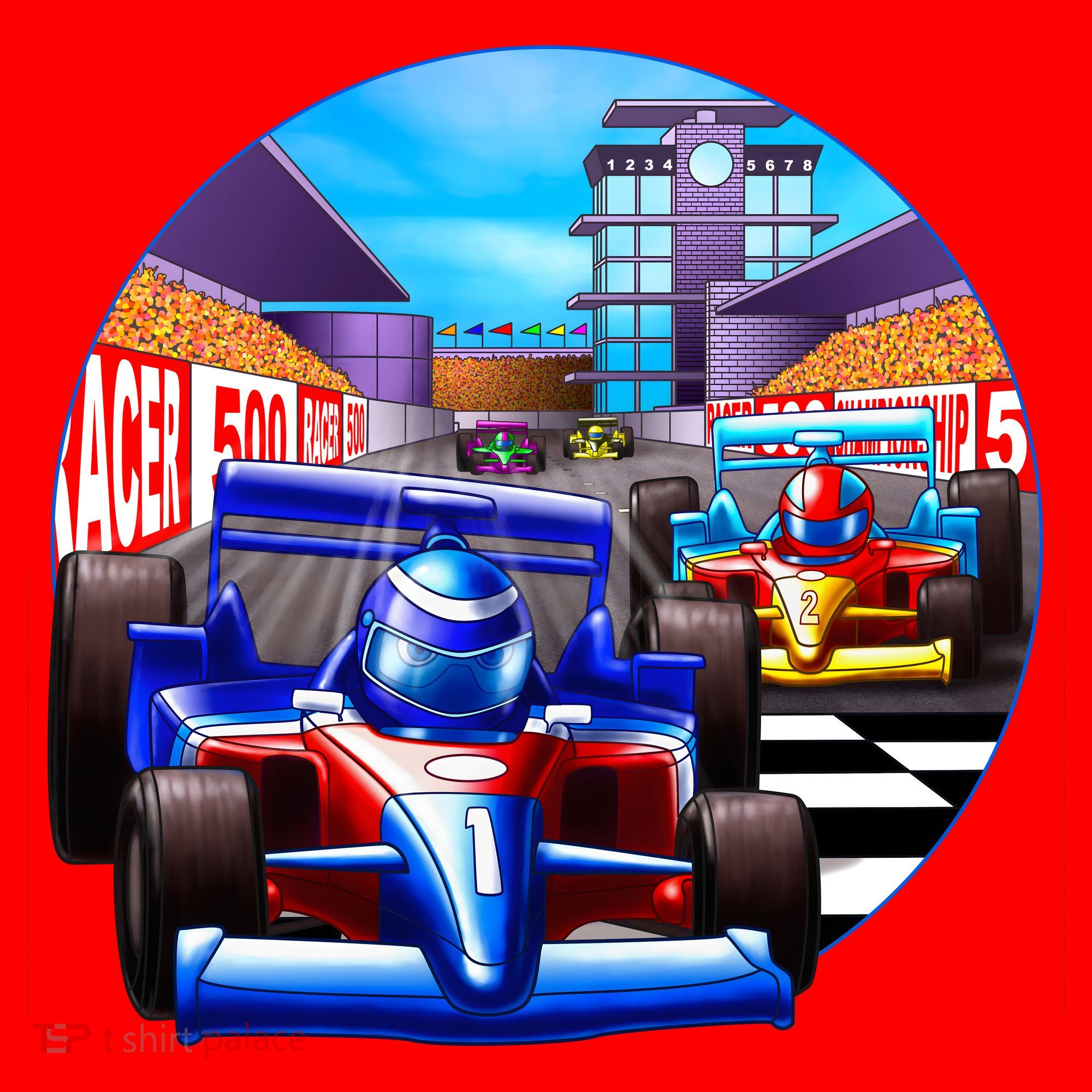 Let's Ride Racing Santa Hat