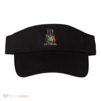 Lets Rock Rock N Roll Guitar Retro Graphic Visor thumb 0