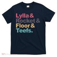 Lylla Rocket Raccoon Floor Teefs Vintage Retro T-Shirt thumb 0