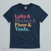 Lylla Rocket Raccoon Floor Teefs Vintage Retro T-Shirt thumb 5